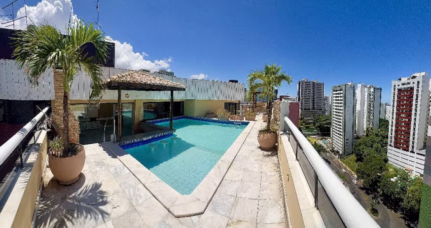 Linda cobertura duplex 5 Suites na Pituba