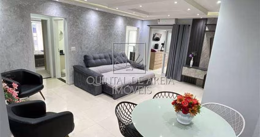 Apartamento com 3 quartos frente ao mar na Aviação em Praia Grande