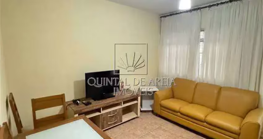 Apartamento com 1 quarto no canto do forte em praia grande