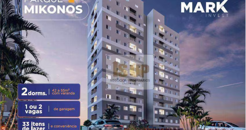 Apartamento com 2 dormitórios na planta - Financiamento MCMV