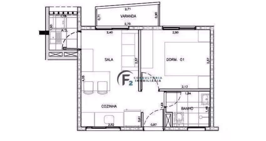 Apartamento à venda, 28 m² por r$ 318.000,00 - campestre - santo andré/sp