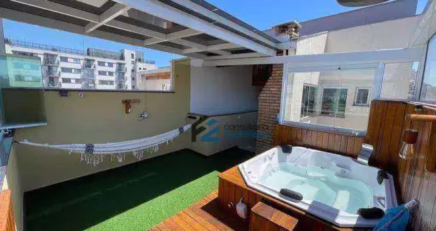 Cobertura à venda, 87 m² por r$ 750.000,02 - santa maria - santo andré/sp