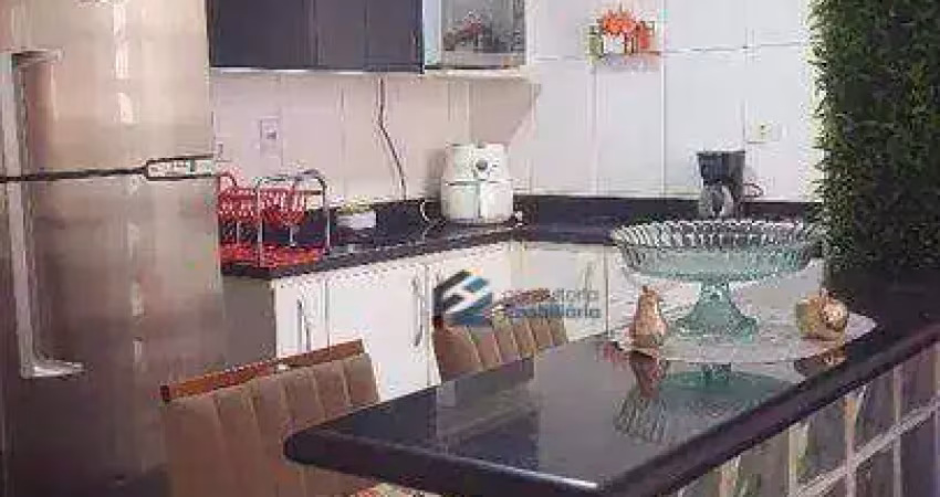 Cobertura à venda, 140 m² por r$ 600.000,00 - vila guiomar - santo andré/sp