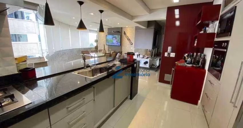 Apartamento à venda, 128 m² por r$ 1.350.000,02 - vila scarpelli - santo andré/sp