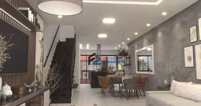 Sobrado à venda, 150 m² por r$ 960.000,00 - parque das nações - santo andré/sp