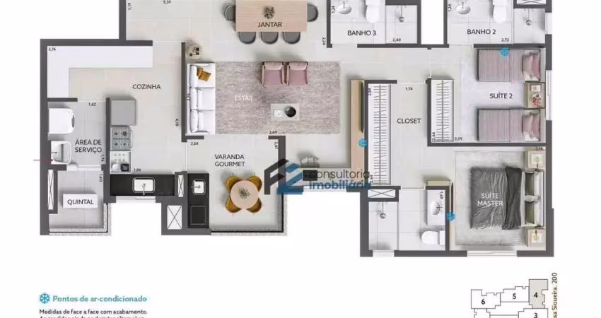 Apartamento à venda, 93 m² por r$ 986.000,02 - campestre - santo andré/sp