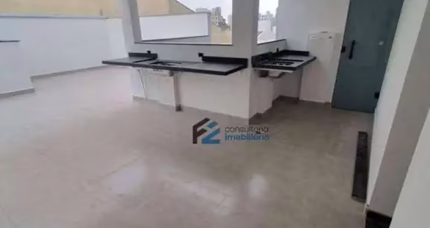 Cobertura à venda, 100 m² por r$ 640.000,00 - campestre - santo andré/sp
