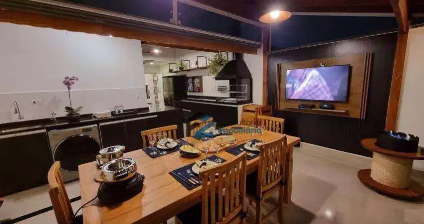 Cobertura com 2 dormitórios à venda, 110 m² por r$ 954.000,00 - parque das nações - santo andré/sp