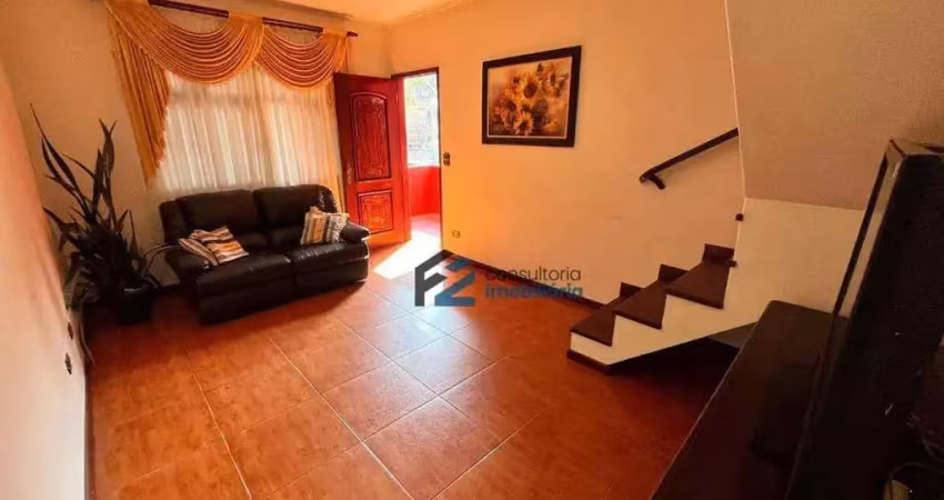 Sobrado à venda, 296 m² por r$ 690.000,00 - jardim alzira franco - santo andré/sp