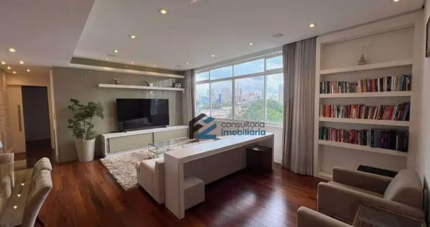 Apartamento com 3 dormitórios à venda, 142 m² por r$ 1.050.000,01 - jardim - santo andré/sp