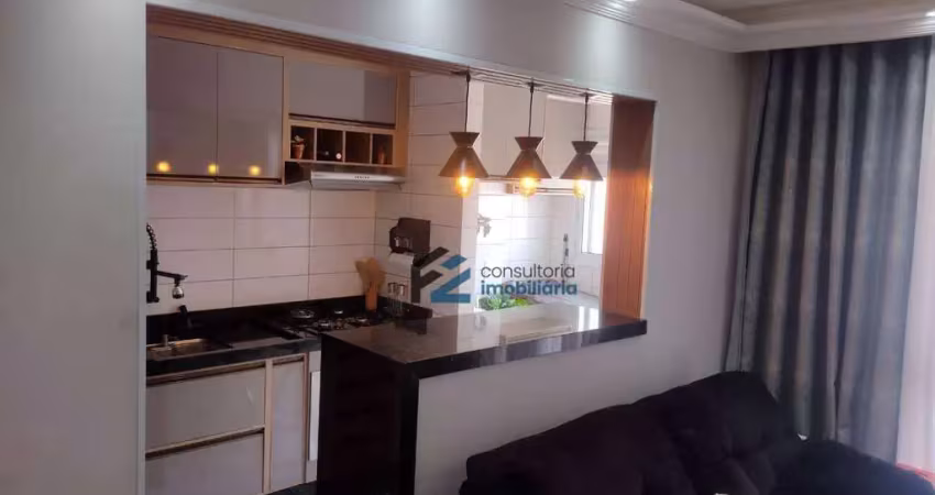 Apartamento com 2 dormitórios à venda, 52 m² por r$ 340.000,00 - utinga - santo andré/sp