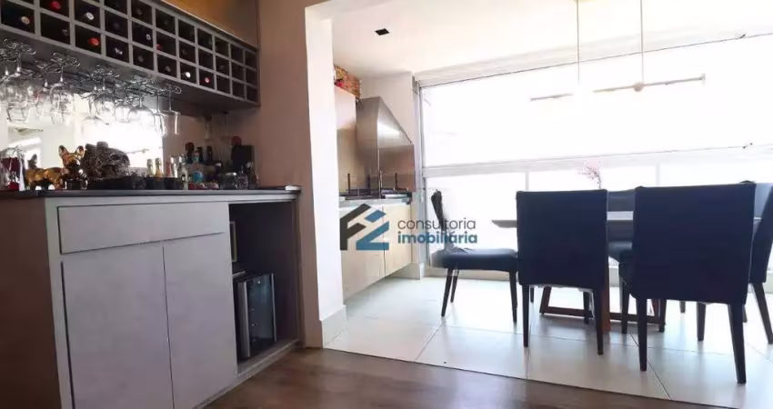 Apartamento à venda, 84 m² por r$ 1.301.000,00 - vila scarpelli - santo andré/sp