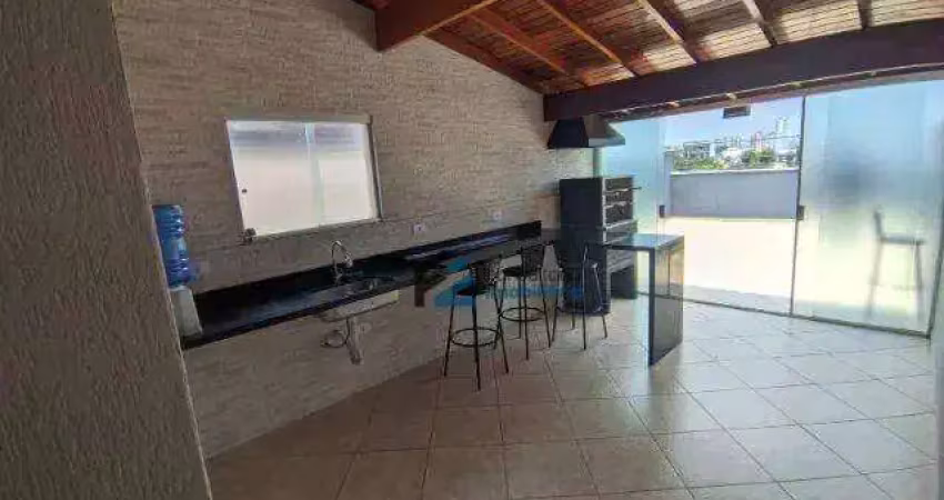 Cobertura à venda, 198 m² por r$ 600.000,00 - vila scarpelli - santo andré/sp