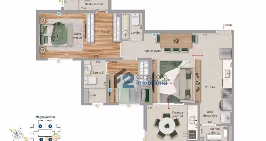 Apartamento à venda, 72 m² por r$ 660.000,02 - vila léa - santo andré/sp