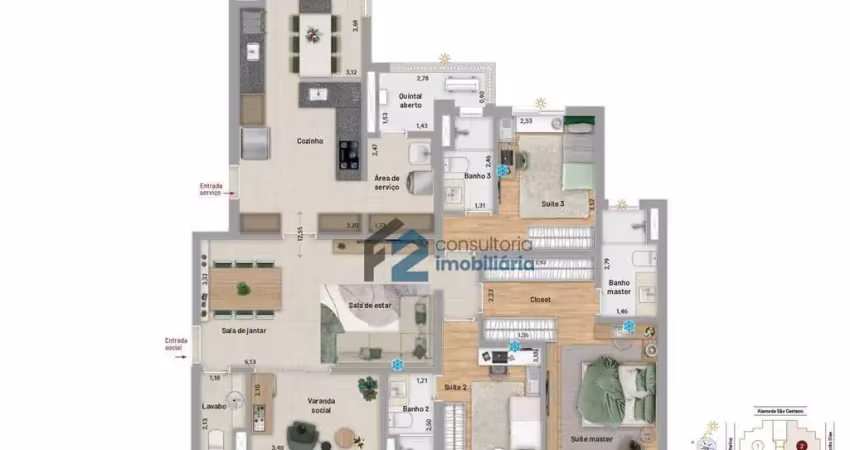 Apartamento à venda, 134 m² por r$ 1.290.000,02 - santa maria - santo andré/sp