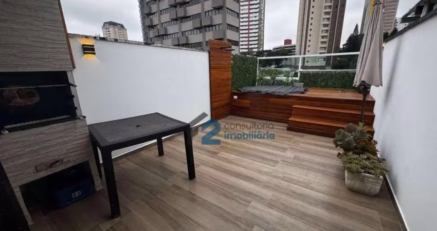 Cobertura à venda, 114 m² por r$ 660.000,02 - vila assunção - santo andré/sp
