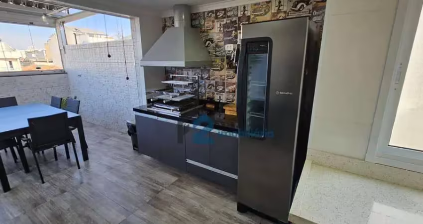 Cobertura à venda, 110 m² por r$ 510.000,00 - vila metalúrgica - santo andré/sp
