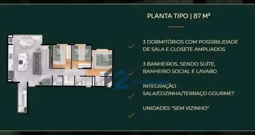 Apartamento à venda, 87 m² por r$ 930.000,00 - jardim - santo andré/sp