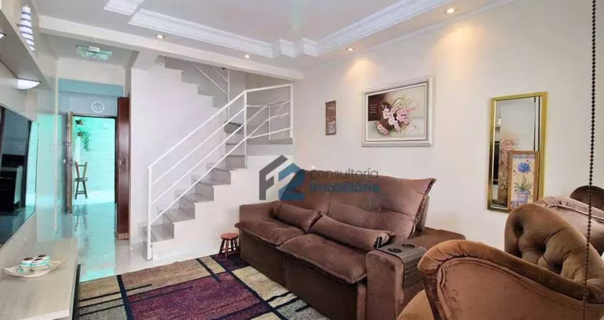 Casa à venda, 89 m² por r$ 700.000,00 - jardim - santo andré/sp