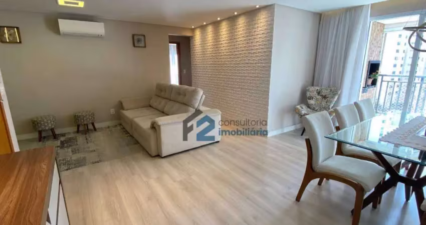 Apartamento com 3 dormitórios à venda, 128 m² por r$ 1.092.000,00 - vila valparaíso - santo andré/sp