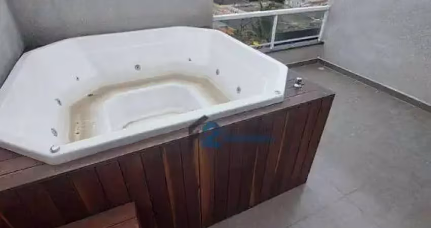 Apartamento com 3 dormitórios, 124 m² - venda por r$ 750.000,00 ou aluguel por r$ 4.000,02/mês - vila scarpelli - santo andré/sp