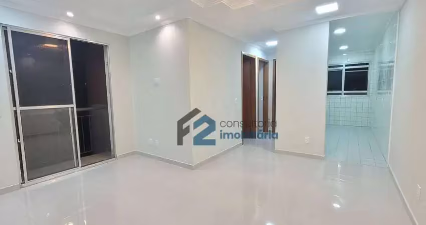 Apartamento com 2 dormitórios à venda, 55 m² por r$ 265.000,00 - jardim arco-íris - diadema/sp