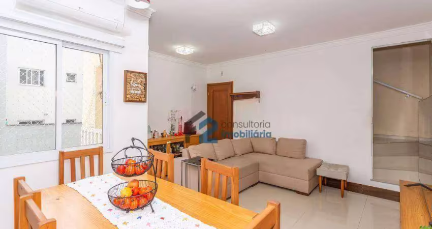 Cobertura com 3 dormitórios à venda, 162 m² por r$ 780.000 - santa maria - santo andré/sp