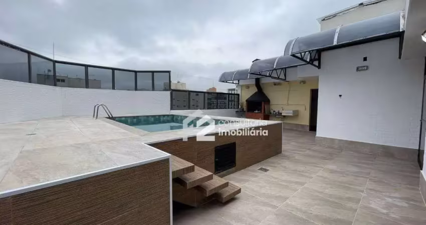 Cobertura com 4 dormitórios, 320 m² - venda por r$ 2.000.000,00 ou aluguel por r$ 9.390,00/mês - santo antônio - são caetano do sul/sp