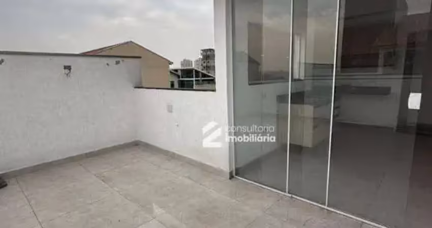 Cobertura com 2 dormitórios à venda, 90 m² por r$ 490.000 - santa maria - santo andré/sp