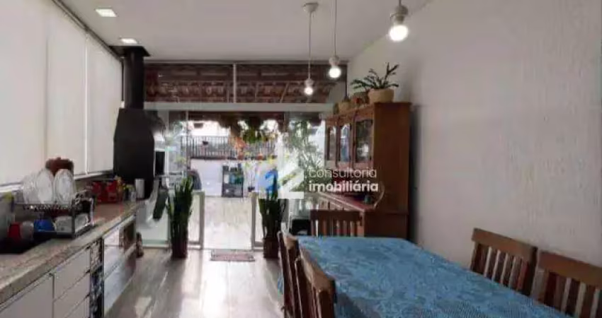 Cobertura com 2 dormitórios à venda, 120 m² por r$ 500.000 - vila tibiriçá - santo andré/sp