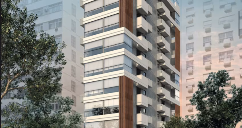 Apartamento de 1 quarto, suíte, varanda e lazer.