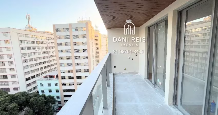 Apartamento com vista para o mac, 2 varandas e 1 vaga.