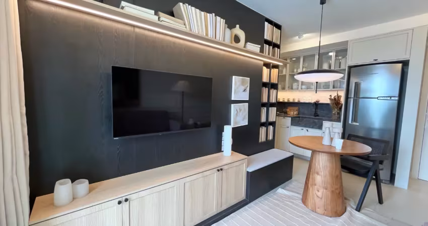Apartamento de 1 quarto com varanda e lazer completo