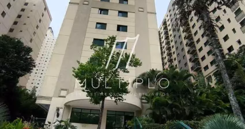 Apartamento no centro de alphaville andar alto para locação