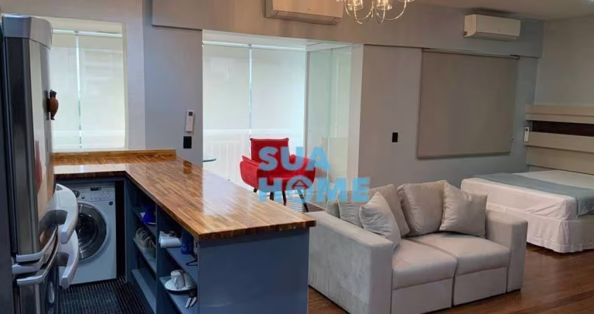 Apartamento com 1 dormitório para alugar, 55 m² por R$ 7.569/mês - Cerqueira César - São Paulo/SP