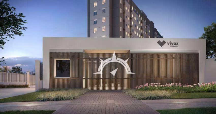 PORTO NOBRE vende excelente apartamento VIVAZ ECOVILLE com 1 dormitório,