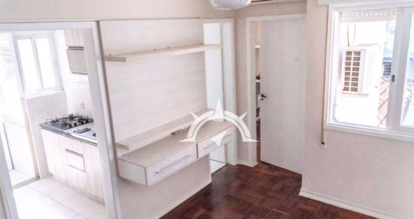 Apartamento mobiliado ,1 dormitório à venda, 37 m² por R$ 210.000 - Santana - Porto Alegre/RS