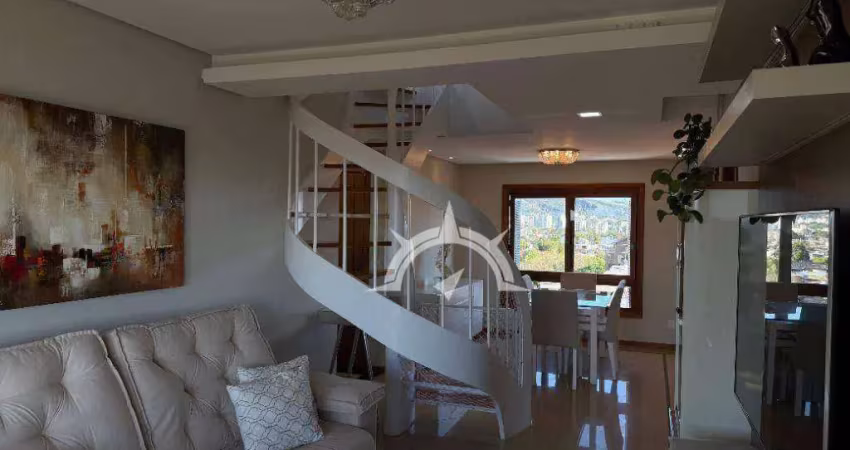 Cobertura com 3 dormitórios à venda, 265 m² por r$ 1.530.000,00 - jardim itu sabará - porto alegre/rs