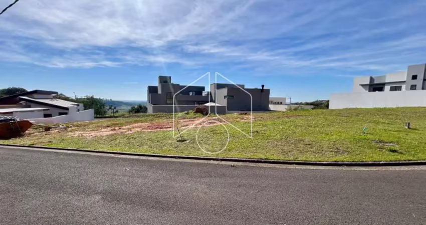Terreno em condomínio fechado à venda na Avenida Brigadeiro Eduardo Gomes, 407169, Residencial Vale Verde, Marília