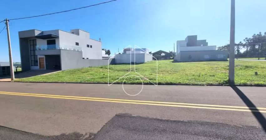 Terreno em condomínio fechado à venda na Avenida Brigadeiro Eduardo Gomes, 407161, Residencial Vale Verde, Marília