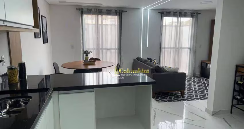 Sobrado com 3 dormitórios à venda, 140 m² por r$ 990.000,00 - campestre - santo andré/sp