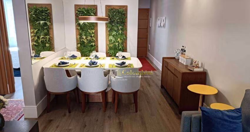 Apartamento à venda, 66 m² por R$ 649.587,69 - Campestre - Santo André/SP