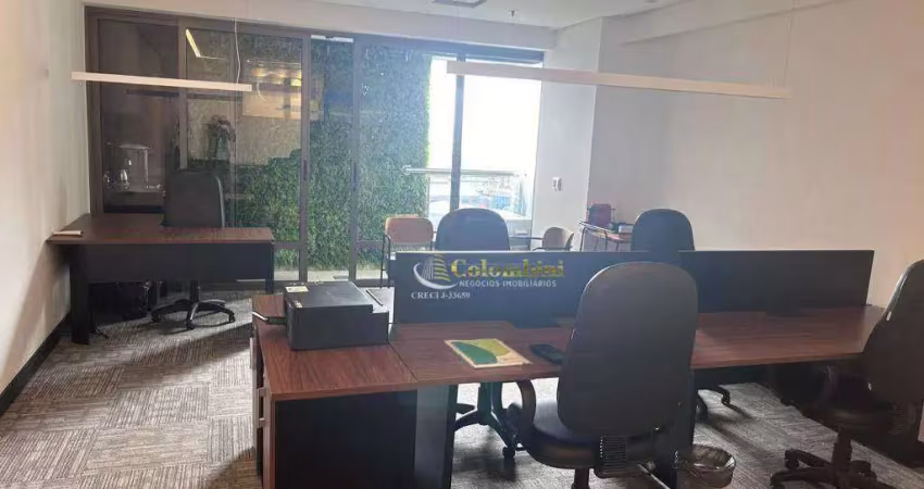 Sala para alugar, 40 m² - cerâmica - são caetano do sul/sp