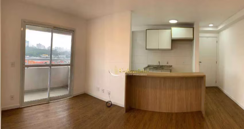 Apartamento em andar alto com 2 dormitórios e vista panorâmica à venda, 47 m² por r$ 295.000 - vila sacadura cabral - santo andré/sp