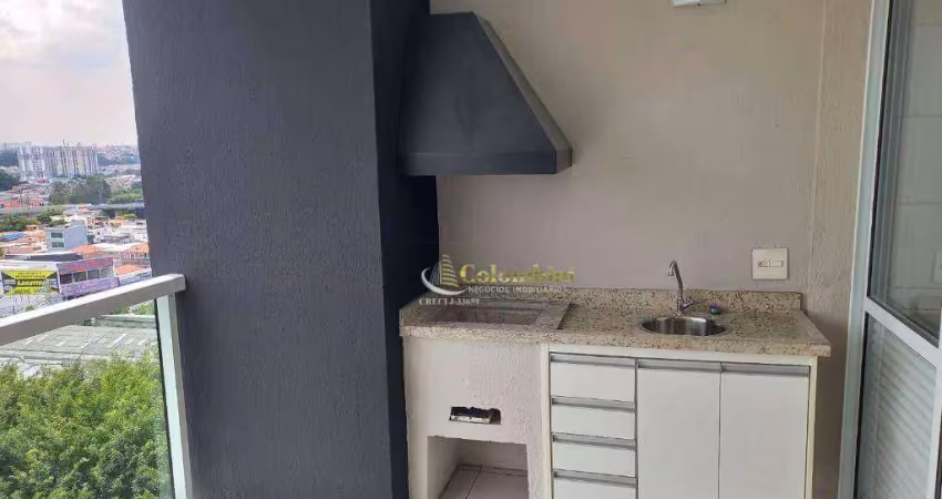 Apartamento com 2 dormitórios para alugar, 75 m² por R$ 4.855,70/mês - Barcelona - São Caetano do Sul/SP