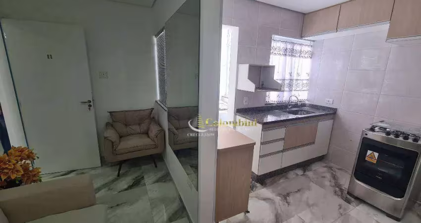 Apartamento com 2 dormitórios à venda, 47 m² por r$ 420.000 - vila palmares - santo andré/sp