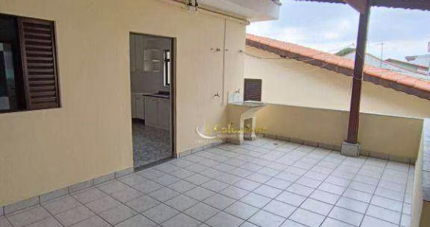Casa com 2 dormitórios para alugar, 100 m² - Nova Gerti - São Caetano do Sul/SP