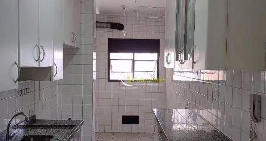 Apartamento com 3 dormitórios para alugar, 79 m²  - barcelona - são caetano do sul/sp