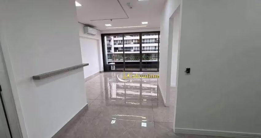 Sala para alugar, 56 m² - cerâmica - são caetano do sul/sp