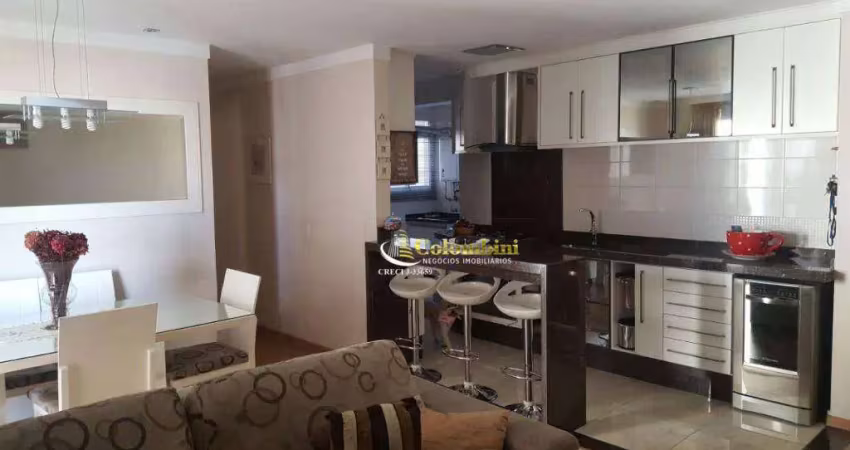 Apartamento com 3 dormitórios à venda, 74 m² - mauá - são caetano do sul/sp
